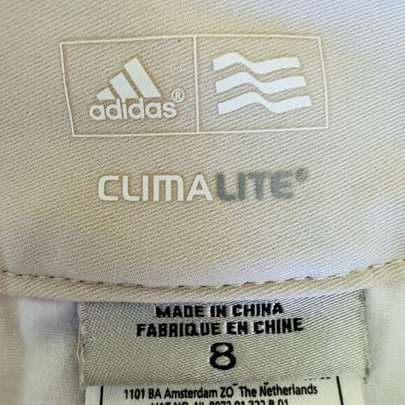 Adidas Womens Climalite Tan Ultimate 365 Bermuda Golf Shorts Size 8 - Picture 6 of 10
